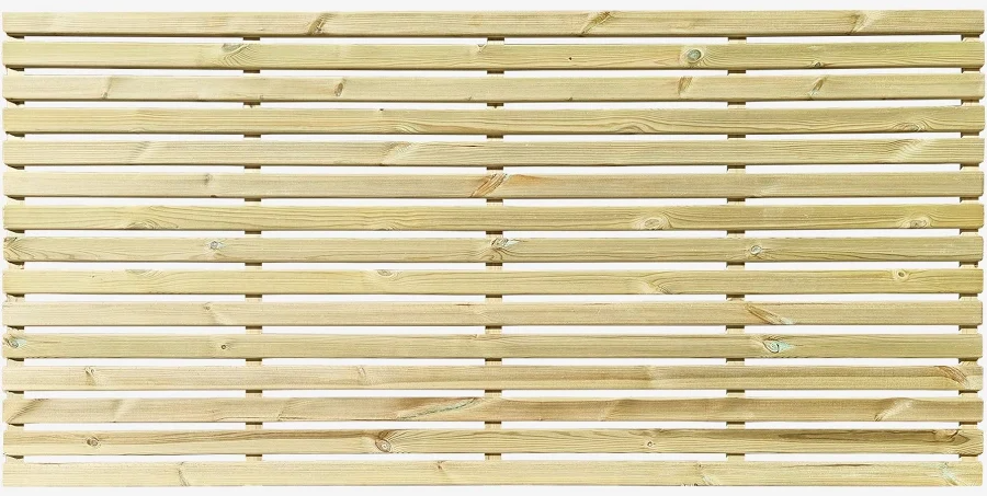 slatted fence panels